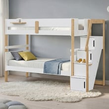 Evan Single Bunk Bed with Staircase